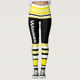 Funky Strepen Lijnen Winnaar Power Leggings