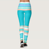 Funky Strepen Lijnen Winner Power Leggings (Achterkant)