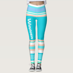 Funky Strepen Lijnen Winner Power Leggings