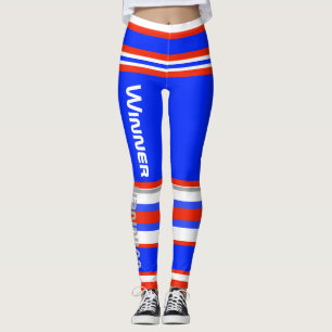 Funky Strepen Lijnen Winner Power Leggings