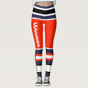 Funky Strepen Lijnen Winner Power Leggings