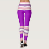 Funky Strepen Lijnen Winner Power Leggings (Achterkant)