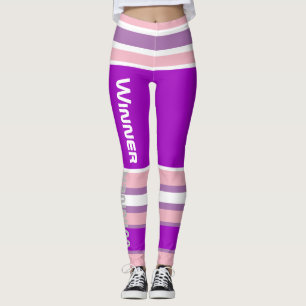 Funky Strepen Lijnen Winner Power Leggings