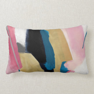 Funky Strepen /Teal Roze Goud Zwart Grijs Kussen