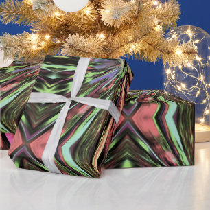 Funky Stretch Patroon Wrapping Papier