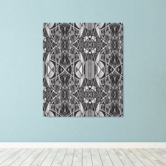 funky Stretched Canvas 9 (Insitu (Houten vloer))