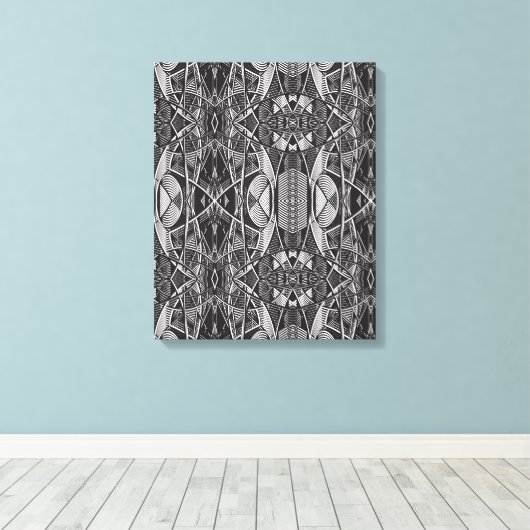 funky Stretched Canvas 9 Afdruk (Insitu (Houten vloer))