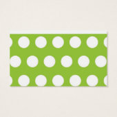 Funky Stripe Christmas Gift Label Visitekaartje (Achterkant)