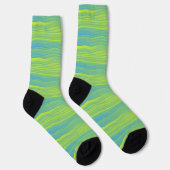 Funky Stripe Retro Colors Socks Sokken (Rechts)