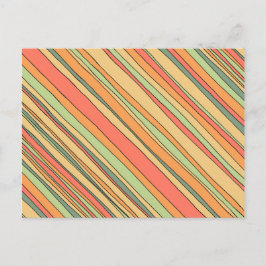 Funky Stripes briefkaart