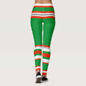 Funky Stripes Lines Winner Power Leggings (Achterkant)