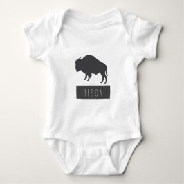 Funky Stylish Bison Minimalism Romper