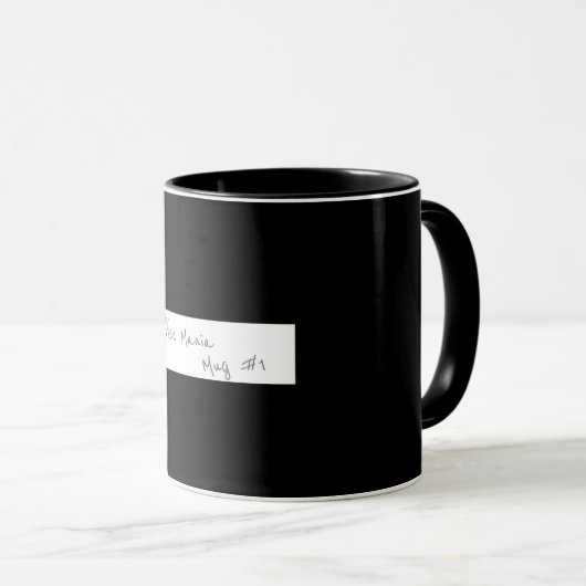 Funky Stylish Coffee Mania Mok #1 Cup (Voorkant rechts)