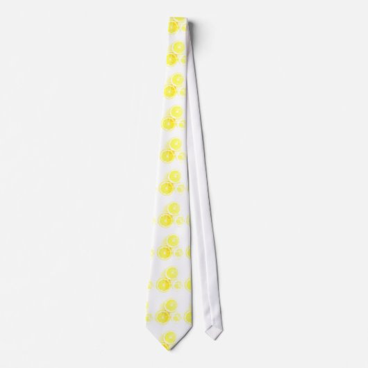 Funky Stylized Sinaasappels Pattern Stropdas (Voorkant)