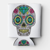 Funky Sugar Skull Design Boho Love Blikjeskoeler (Voorkant)