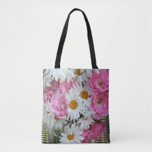 Funky Summer Colorful Daisies Tas