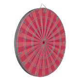 Funky Sun Rays Retro Stripes Dartbord (Voorkant Links)