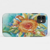 Funky Sunflower Case-Mate iPhone Case (Achterkant (horizontaal))