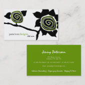 Funky Sunflower Visitekaartjes (Voorkant / Achterkant)