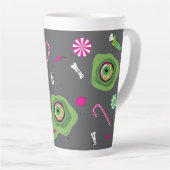 Funky Sweet Dood en Snoep! Latte Mok (Rechterhoek)