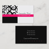 Funky Swirl-Visitekaartjes Visitekaartje (Voorkant / Achterkant)