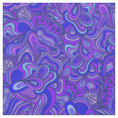 Funky Swirled Abstract Paarse Stof (Close Up)