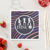 Funky Swirls Disco Theme 70's Party Servet (Insitu)