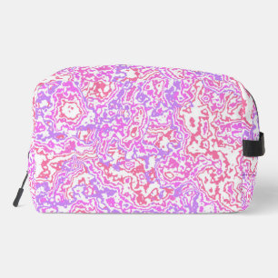 Funky Swirly Boho Hippie Kleurrijk Abstract Marmer Toilettasje