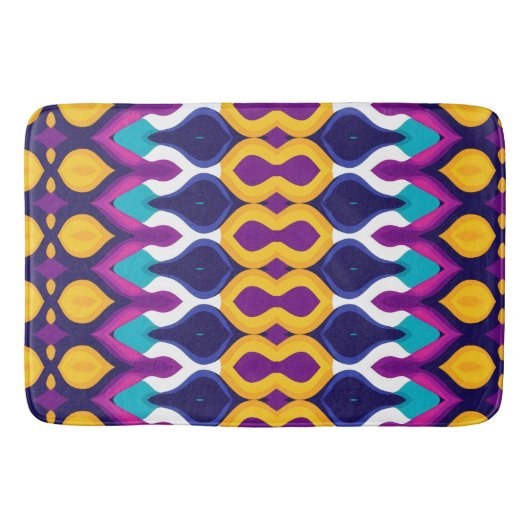 Funky symmetrisch patroon badmat (Voorkant)