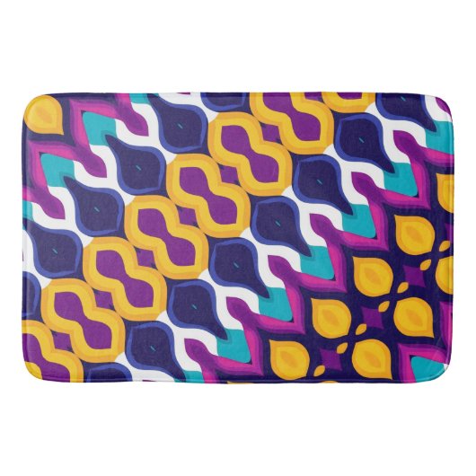 Funky symmetrisch patroon badmat (Voorkant)