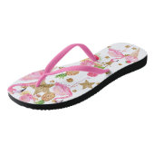 Funky Teenslippers Flamingo voor het Lover van Fla (Schuin)