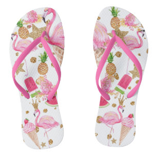 Funky Teenslippers Flamingo voor het Lover van Fla