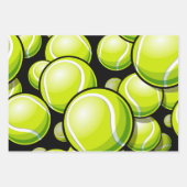 Funky Tennis Gift Ball Athletic Pattern Cool Sport Inpakpapier Vel (Voorkant)