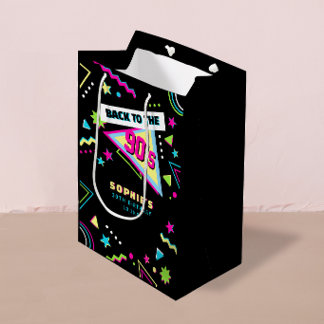 Funky terug naar de 90s Retro 30e verjaardagsfeest Medium Cadeauzakje