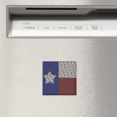 funky Texas SECEDE vlag magneet (Insitu (Vaatwasser))