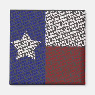 funky Texas SECEDE vlag magneet