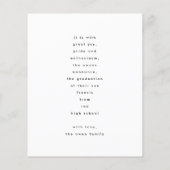 Funky Text AFSTUDEERDER Fotoklas van 2025 (Achterkant)