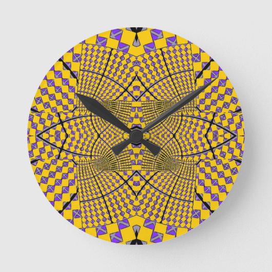 Funky tijd ronde klok (Voorkant)
