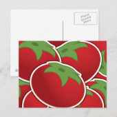 Funky tomato briefkaart (Voorkant / Achterkant)