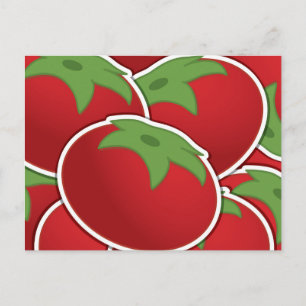 Funky tomato briefkaart