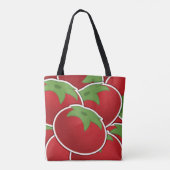 Funky tomato tote bag (Achterkant)