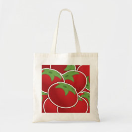 Funky tomato tote bag