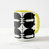 Funky Totally Schildpad Koffie / Thee Mok / Kopje (Voorkant rechts)