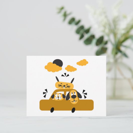 Funky Town Briefkaart (Staand voorkant)