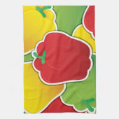 Funky Traffic Light pepers Theedoek (Verticaal)