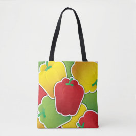 Funky Traffic Light pepers Tote Bag