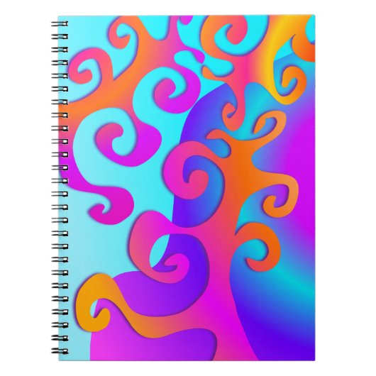 Funky Tree-laptop Notitieboek (Voorkant)