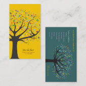Funky Tree Visitekaartje Art Graphic designer (Voorkant / Achterkant)
