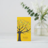 Funky Tree Visitekaartje Art Graphic designer (Staand voorkant)
