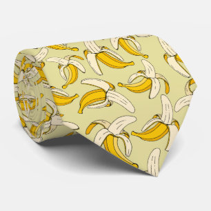 Funky trendy tropische banaan patroon stropdas